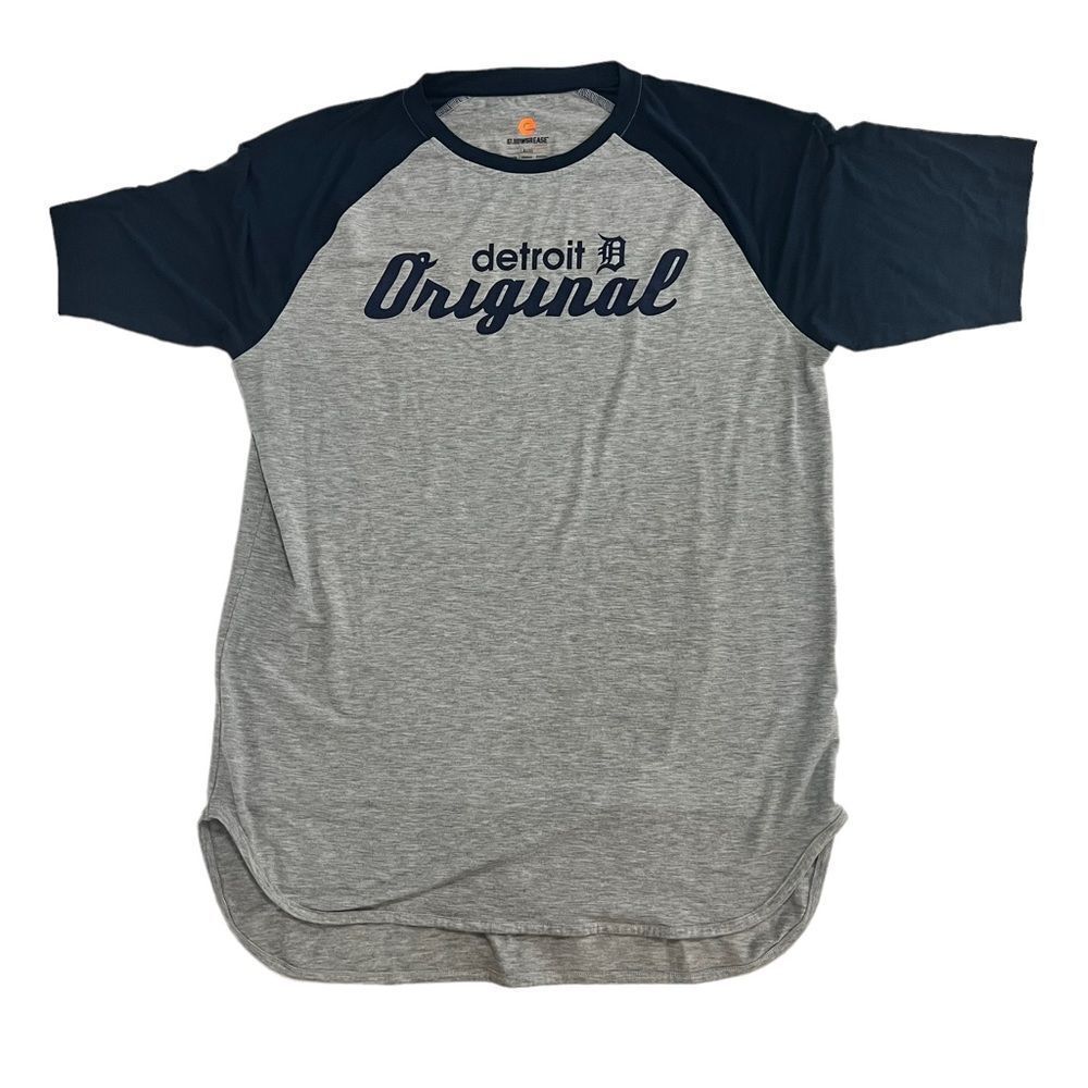 Detroit D Original Baseball Tee Size Large